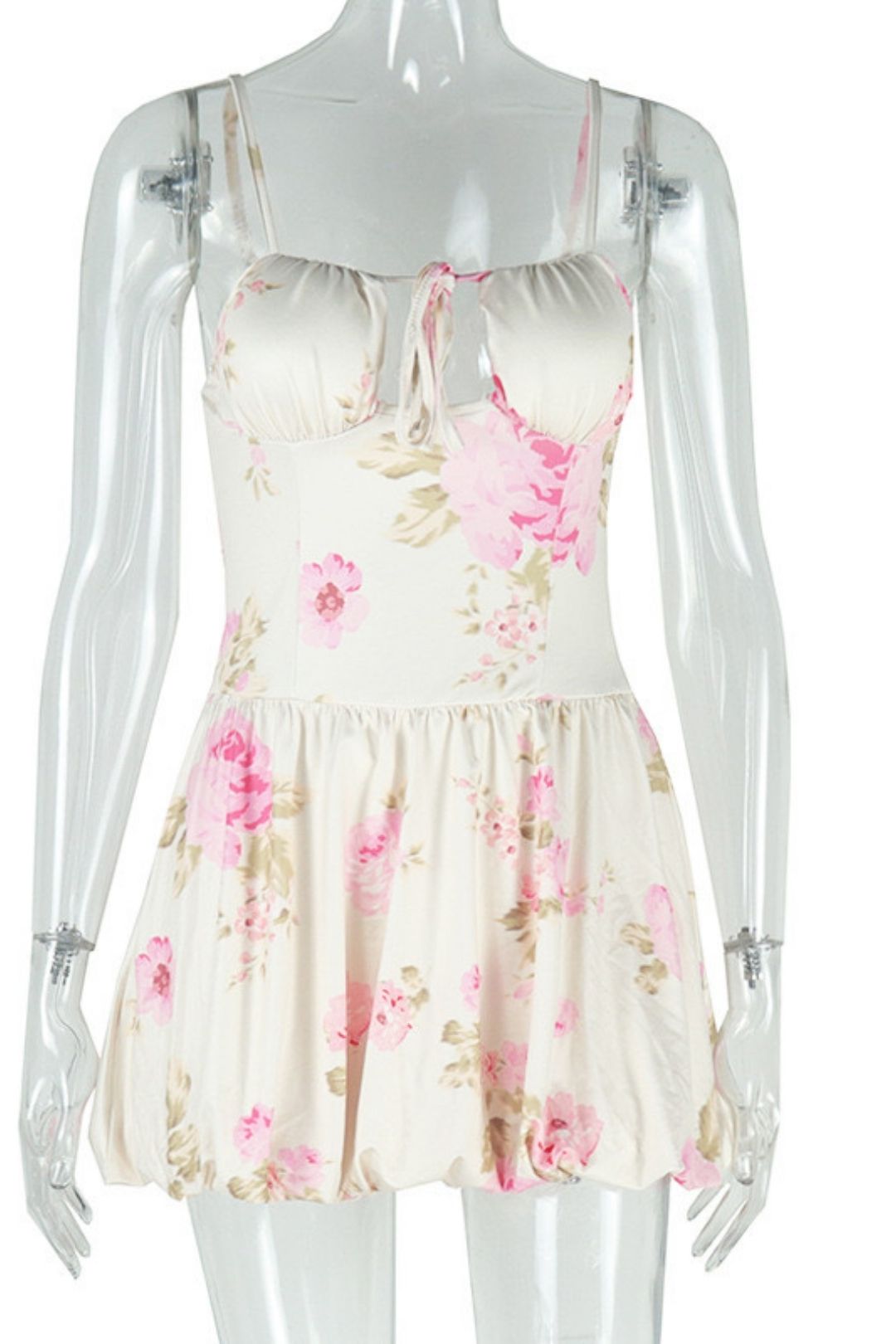 Print High Waist Design Short Princess Dress