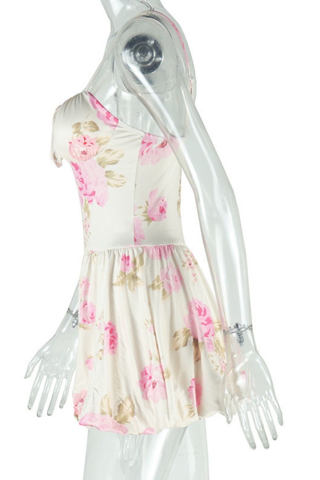 Print High Waist Design Short Princess Dress