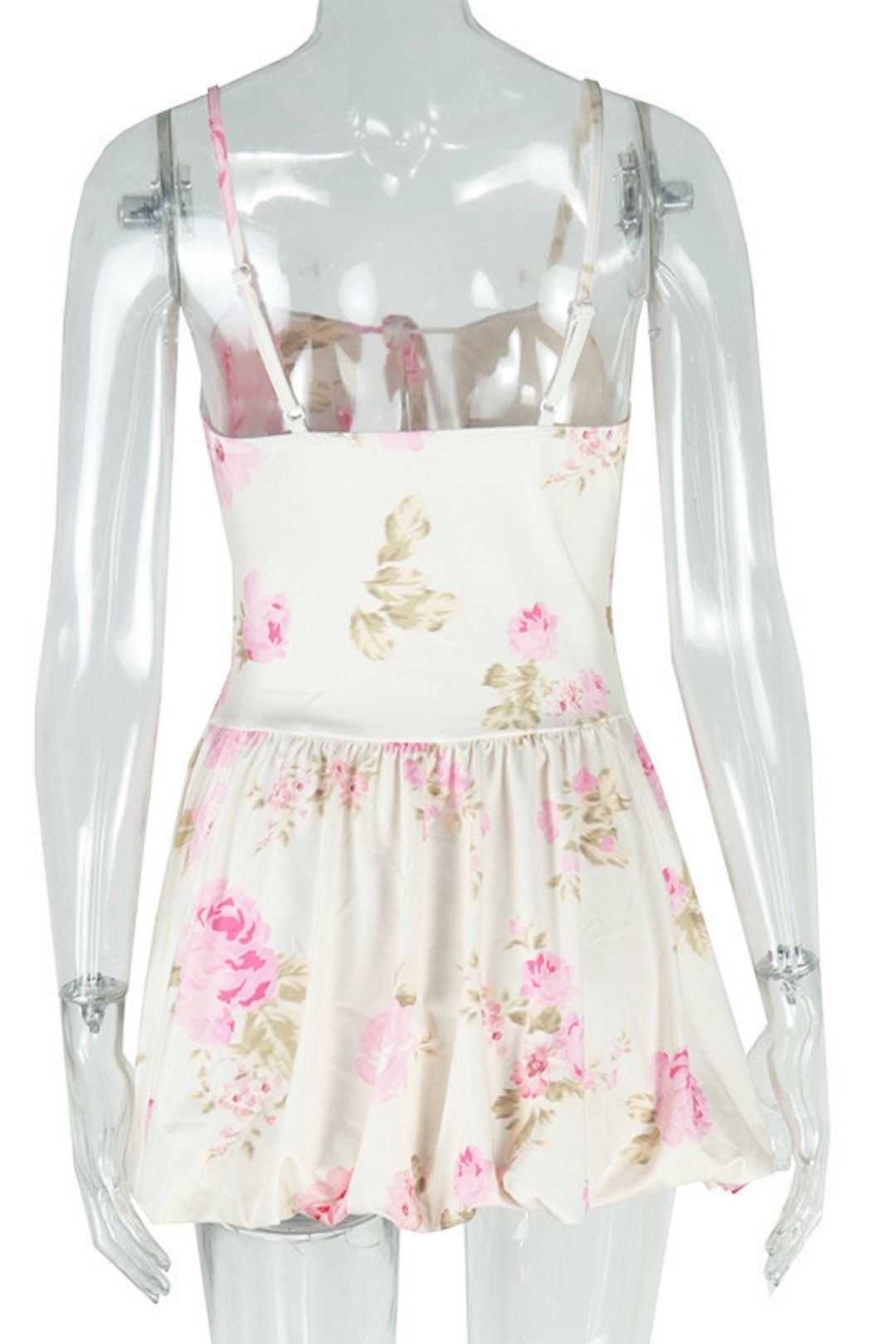 Print High Waist Design Short Princess Dress
