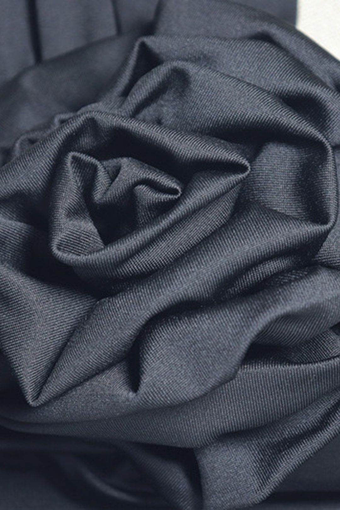 Dimensional Flower Decoration High Waist One-step Skirt Dress Long Skirt