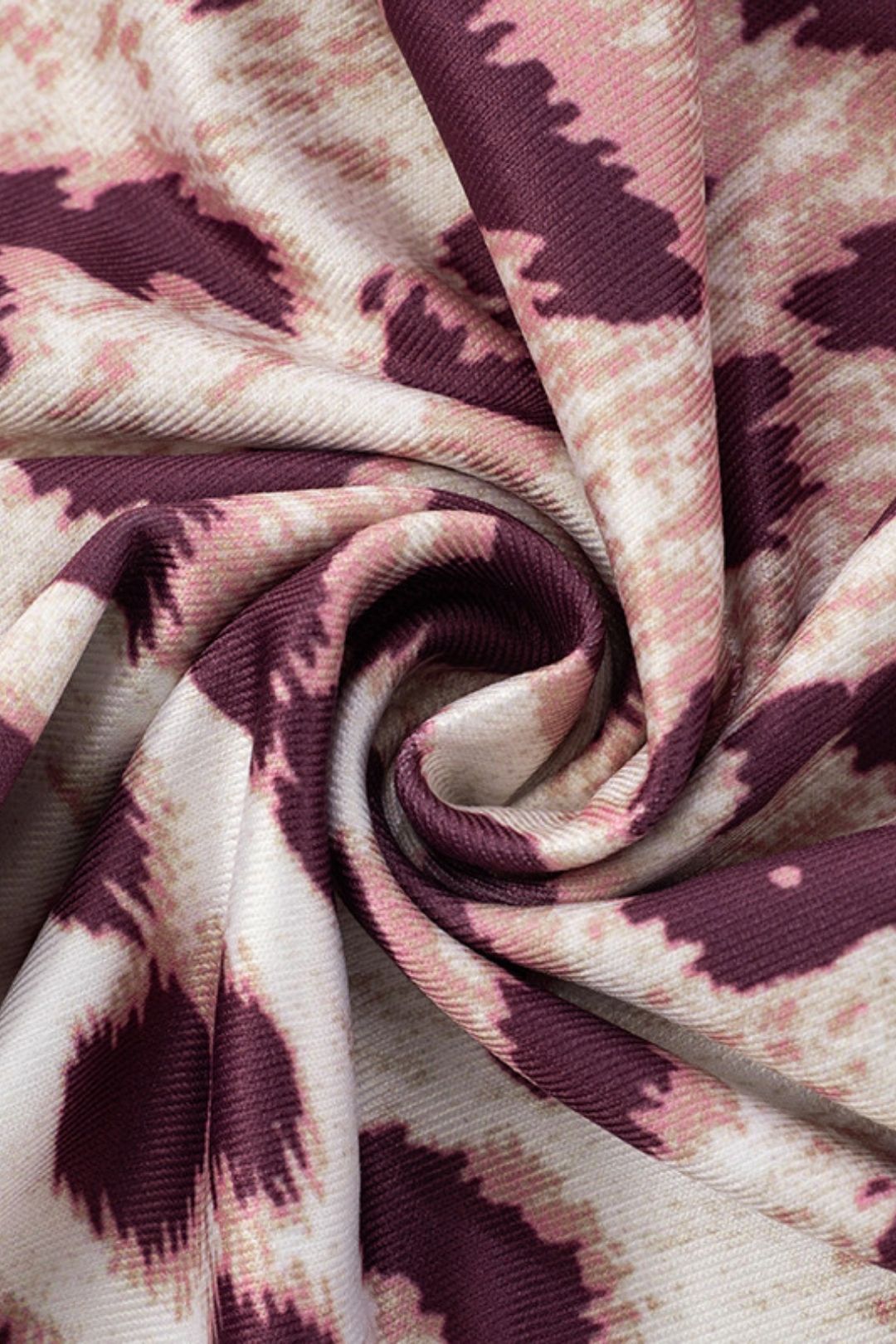 Sexy Flower Leopard Print Swing Neck Halter Neck Backless Rope Dress