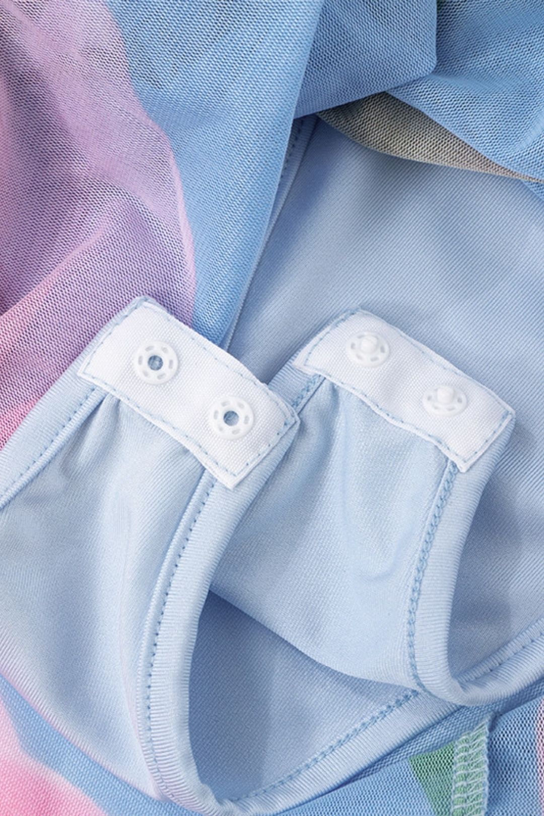 Print Chiffon Fake Two-piece Tube Top Dress