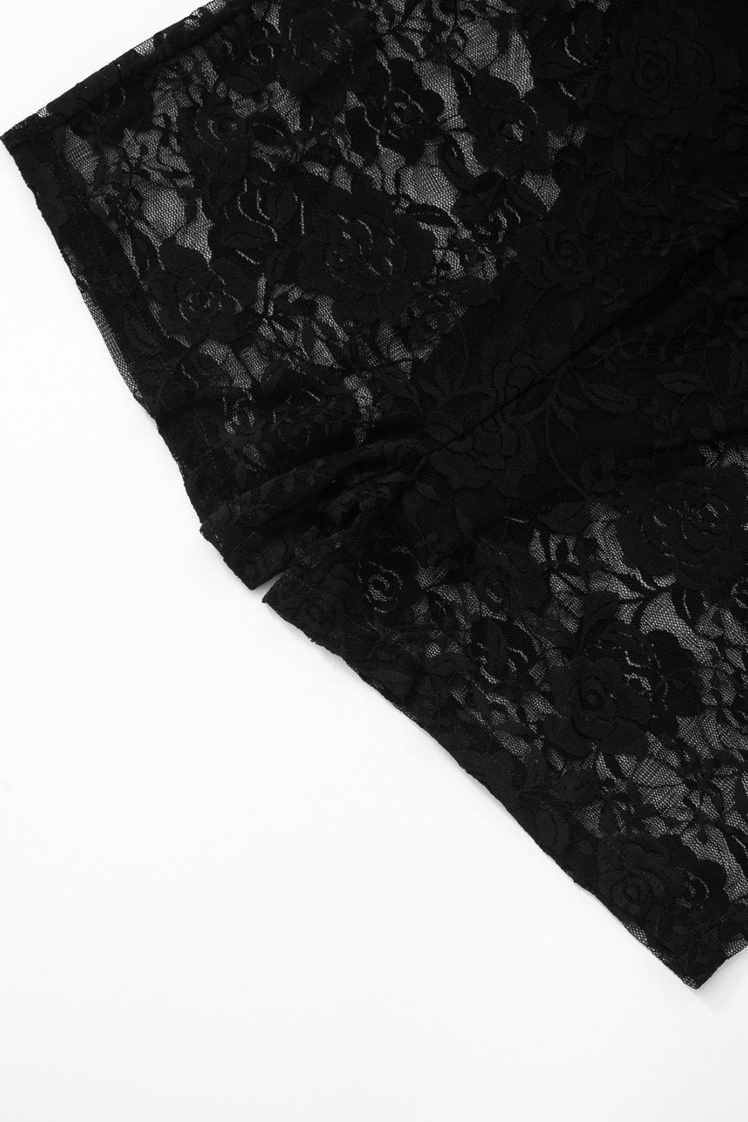 Sexy Lace Stitching Hollow Sleeveless Tight Jumpsuit Shorts