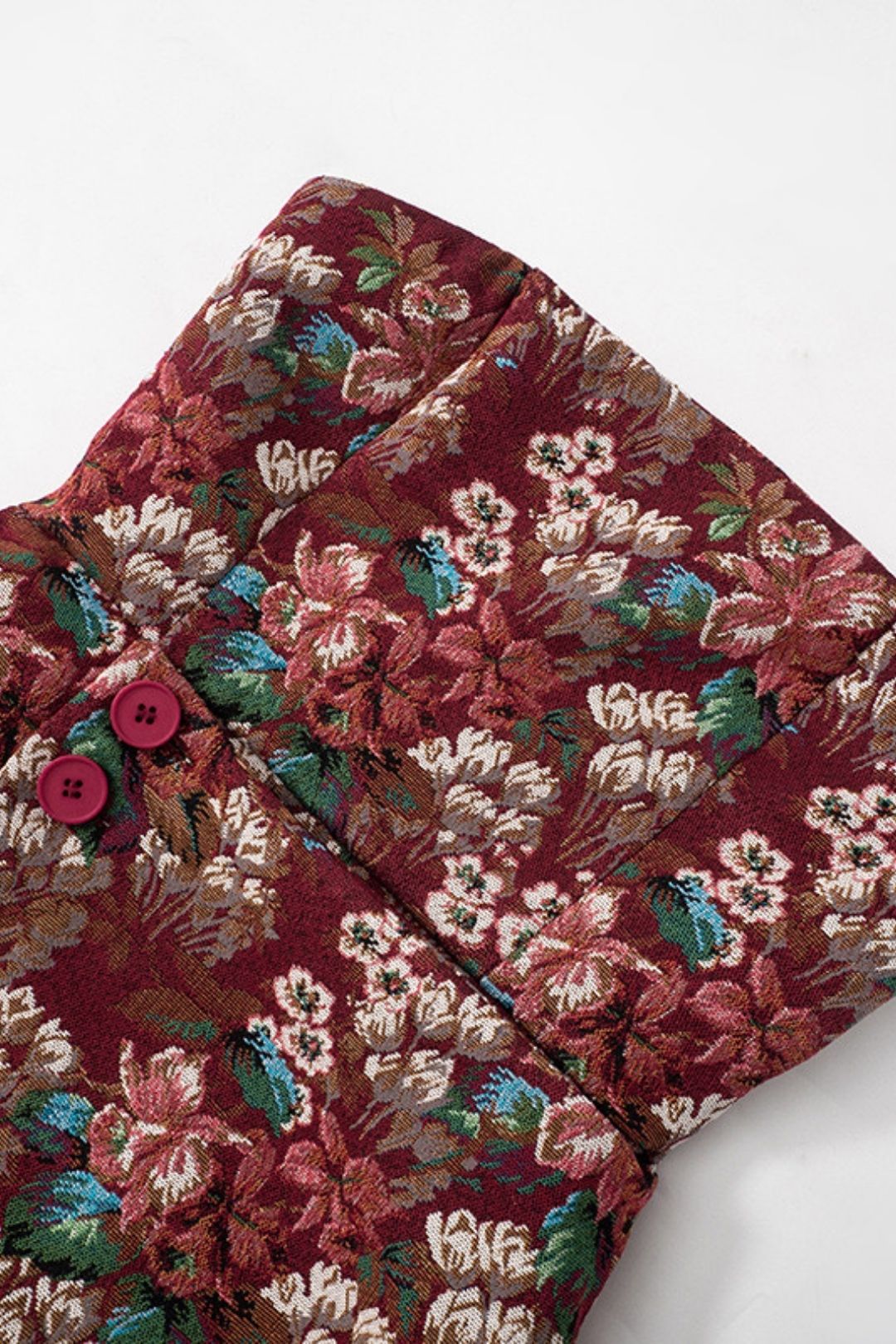 Retro Jacquard Tube Top Hip Women's Dress