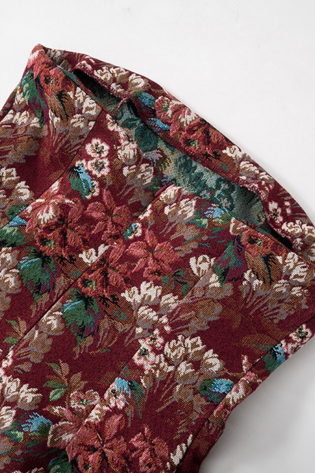 Retro Jacquard Tube Top Hip Women's Dress