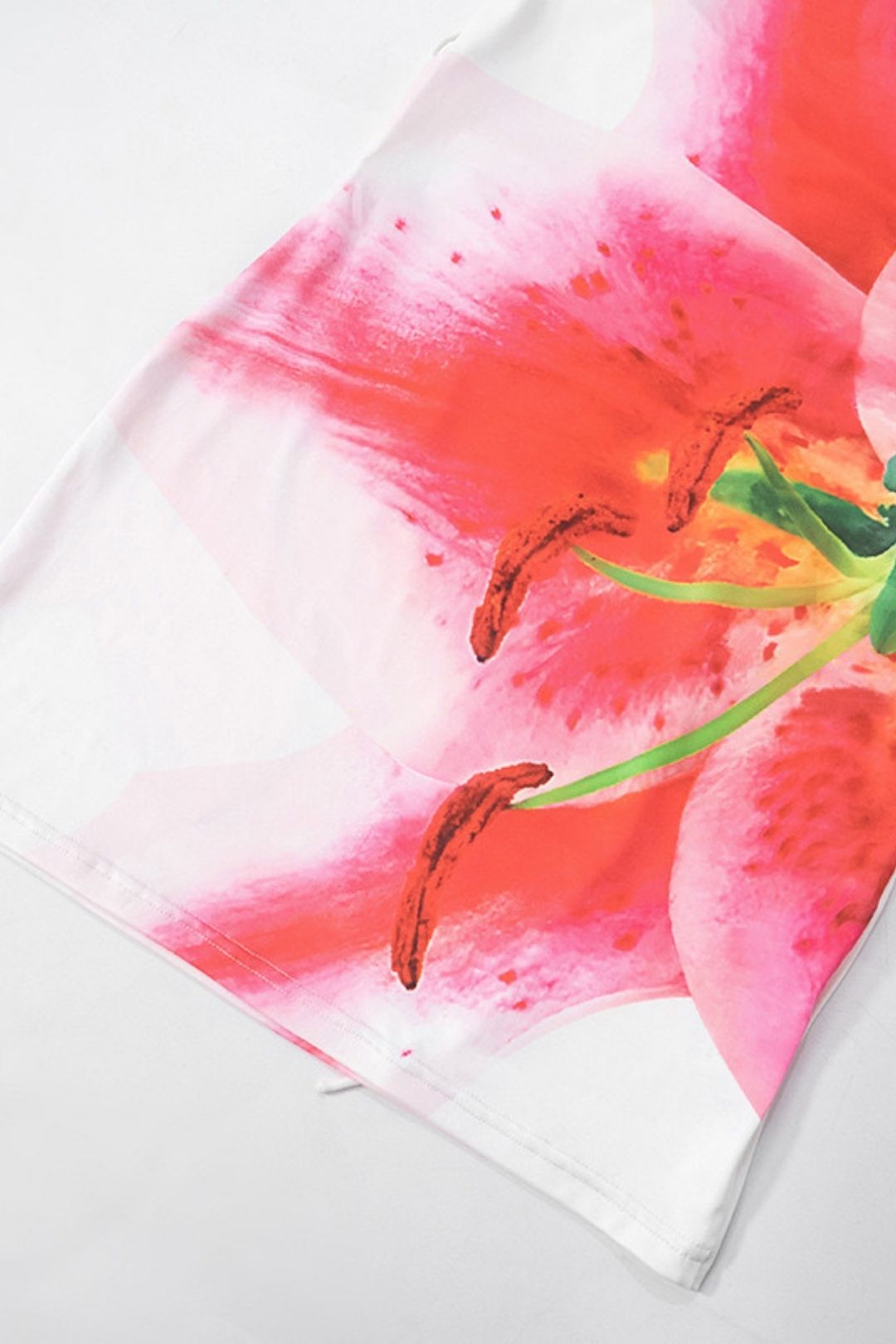 Sexy Fashion Oblique Shoulder Sleeveless Printed Backpack Hip Dress