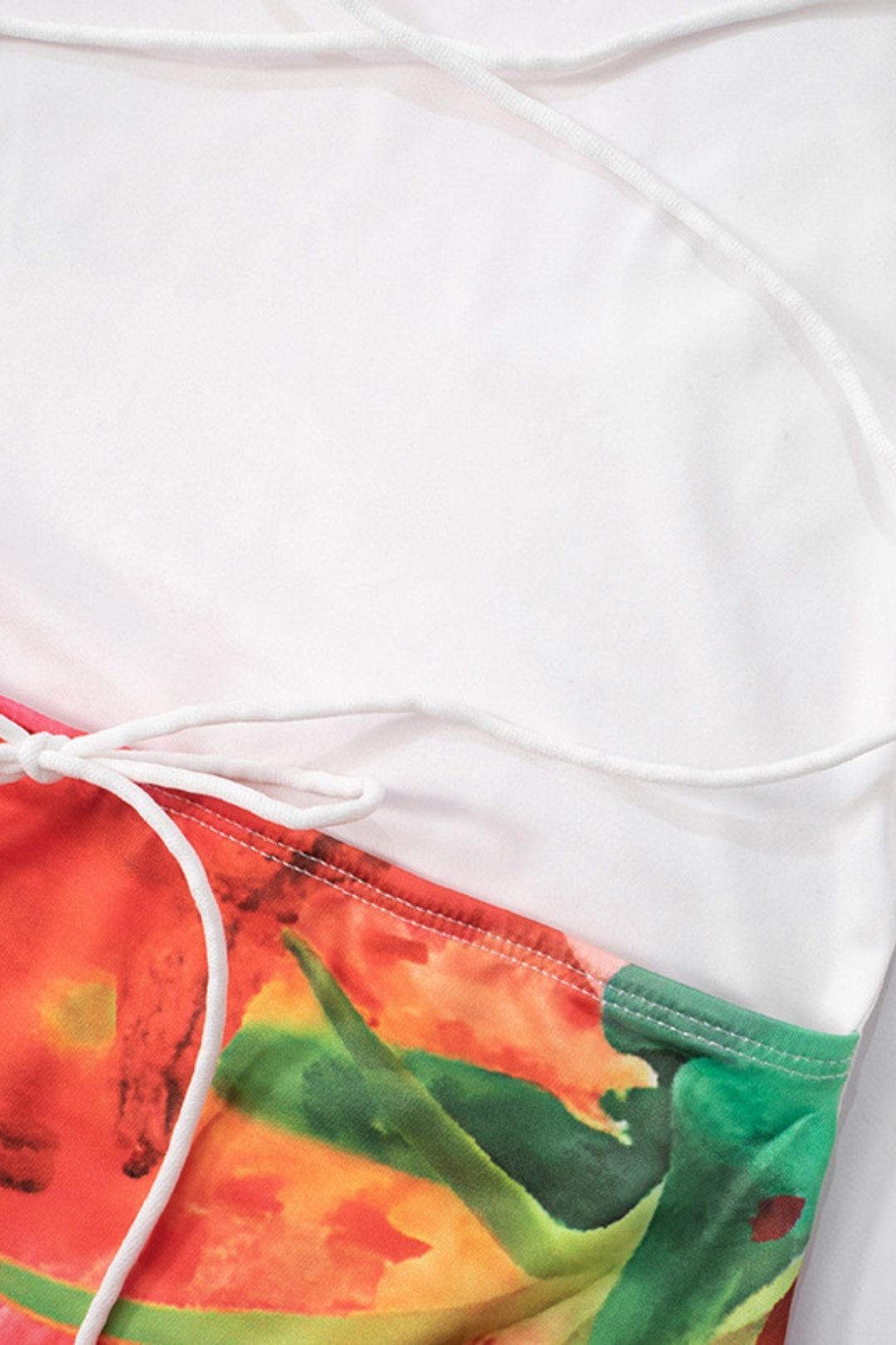 Sexy Fashion Oblique Shoulder Sleeveless Printed Backpack Hip Dress