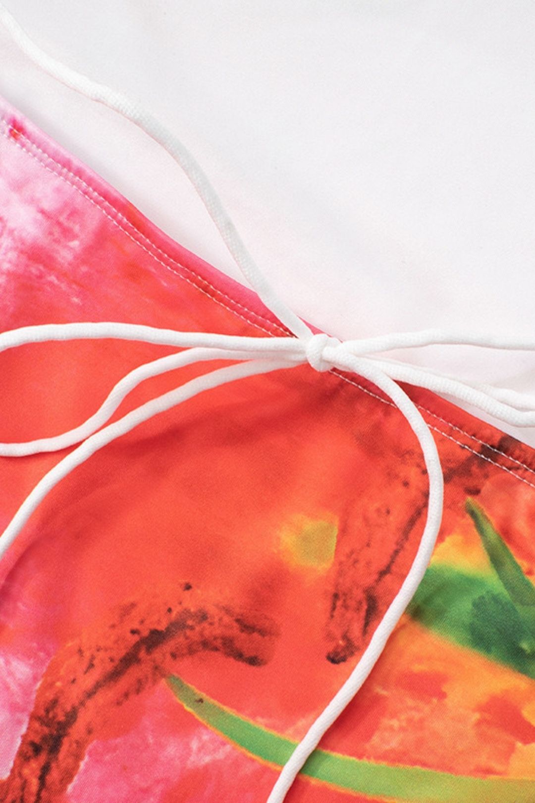 Sexy Fashion Oblique Shoulder Sleeveless Printed Backpack Hip Dress