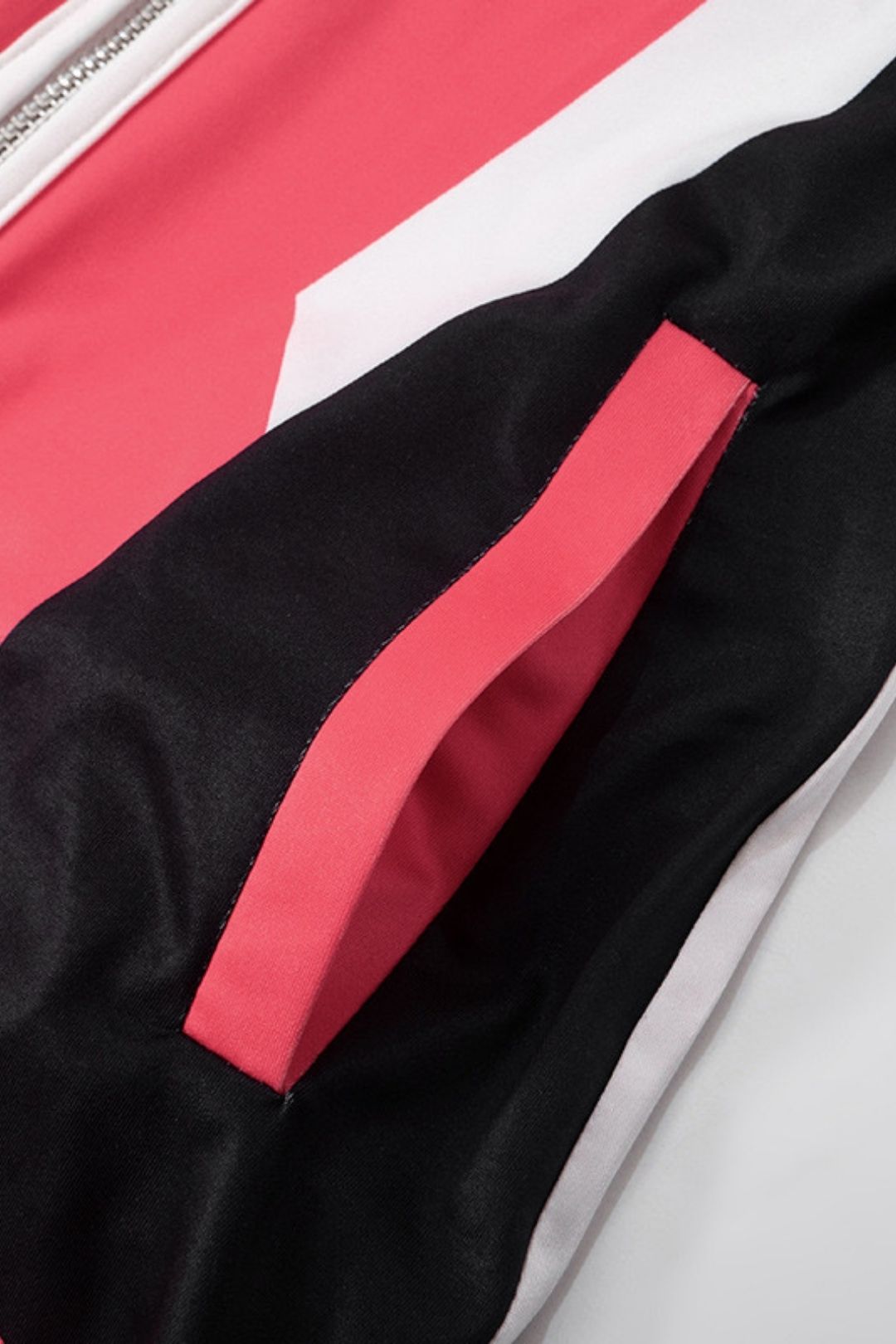 Short-sleeved Fashion Zipper Hooded Hip-wrapped Short Jumpsuit