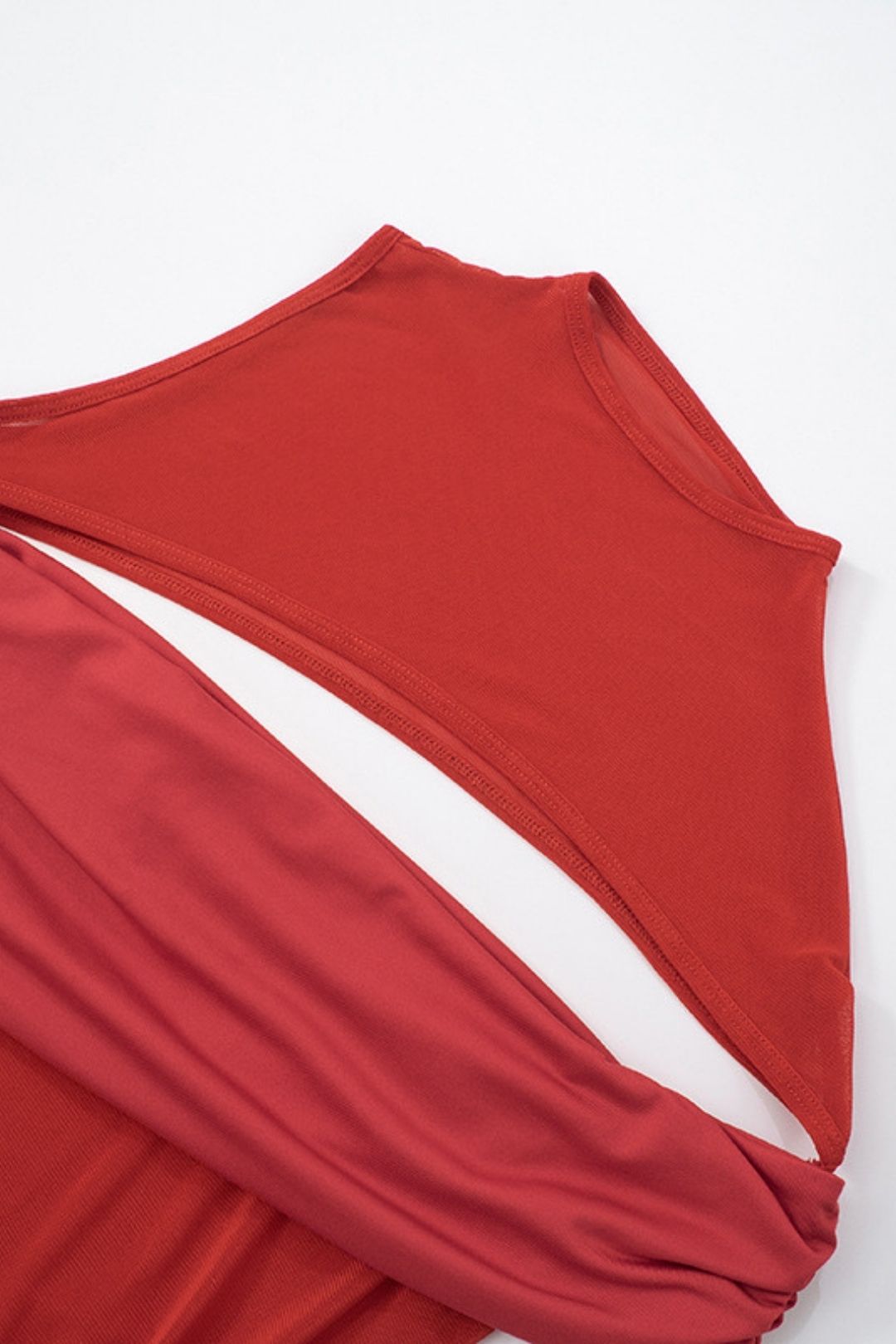 Round Neck Pullover Sexy Hollow Waist Hip Dress