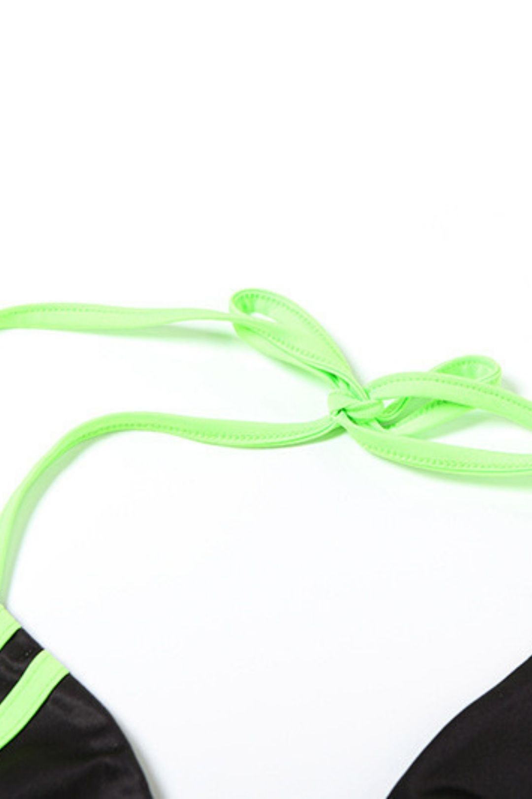 Sexy Halter Neck Tie Digital Print Bikini Two-piece Suit