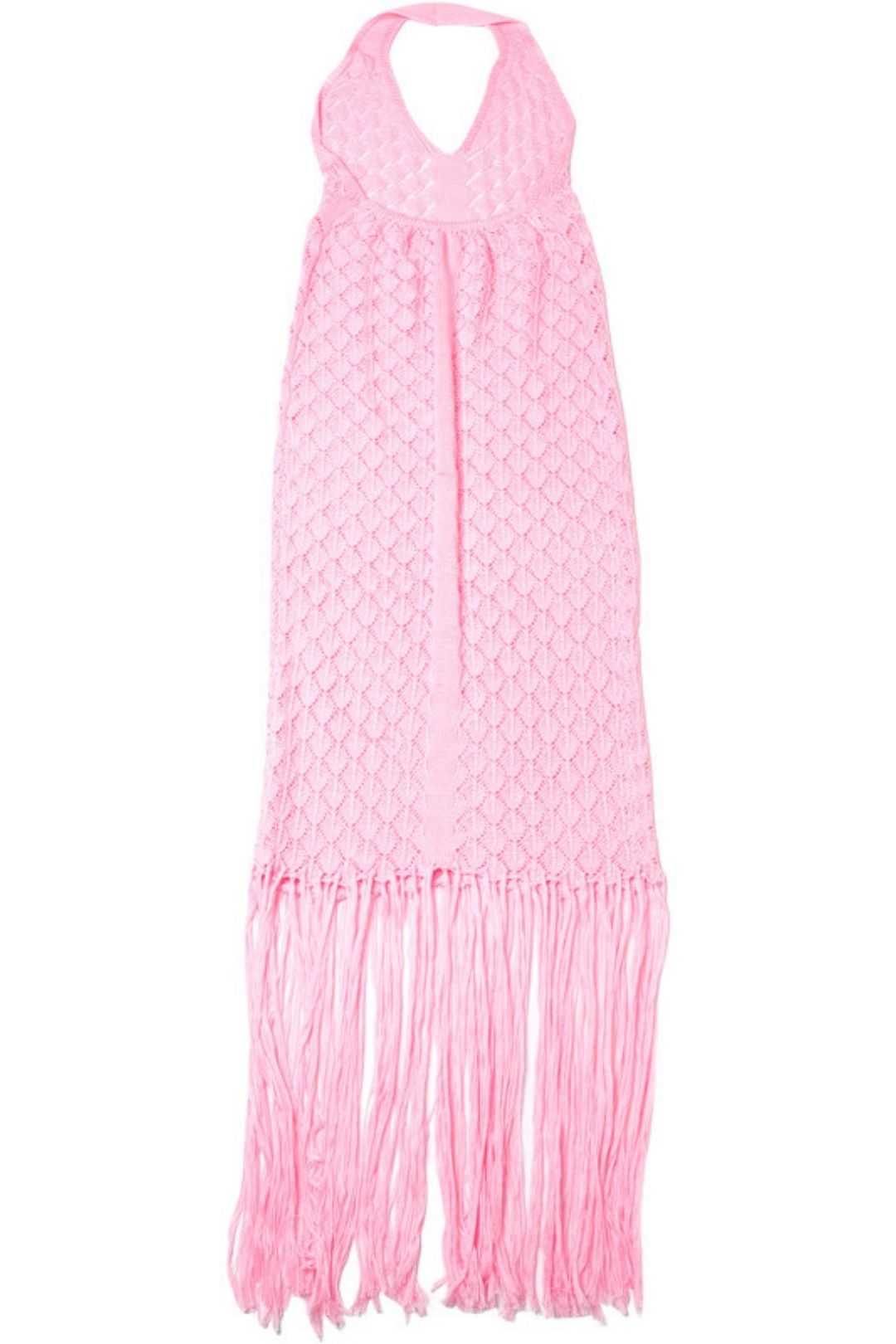 Sexy Deep V Halter Neck Backless Long Skirt