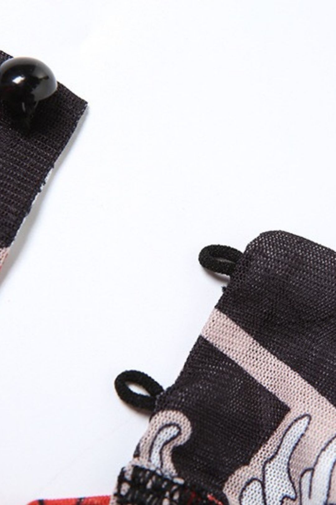 Sexy Tight Backless Half-high Collar Printed Hip-lifting Shorts Jumpsuit