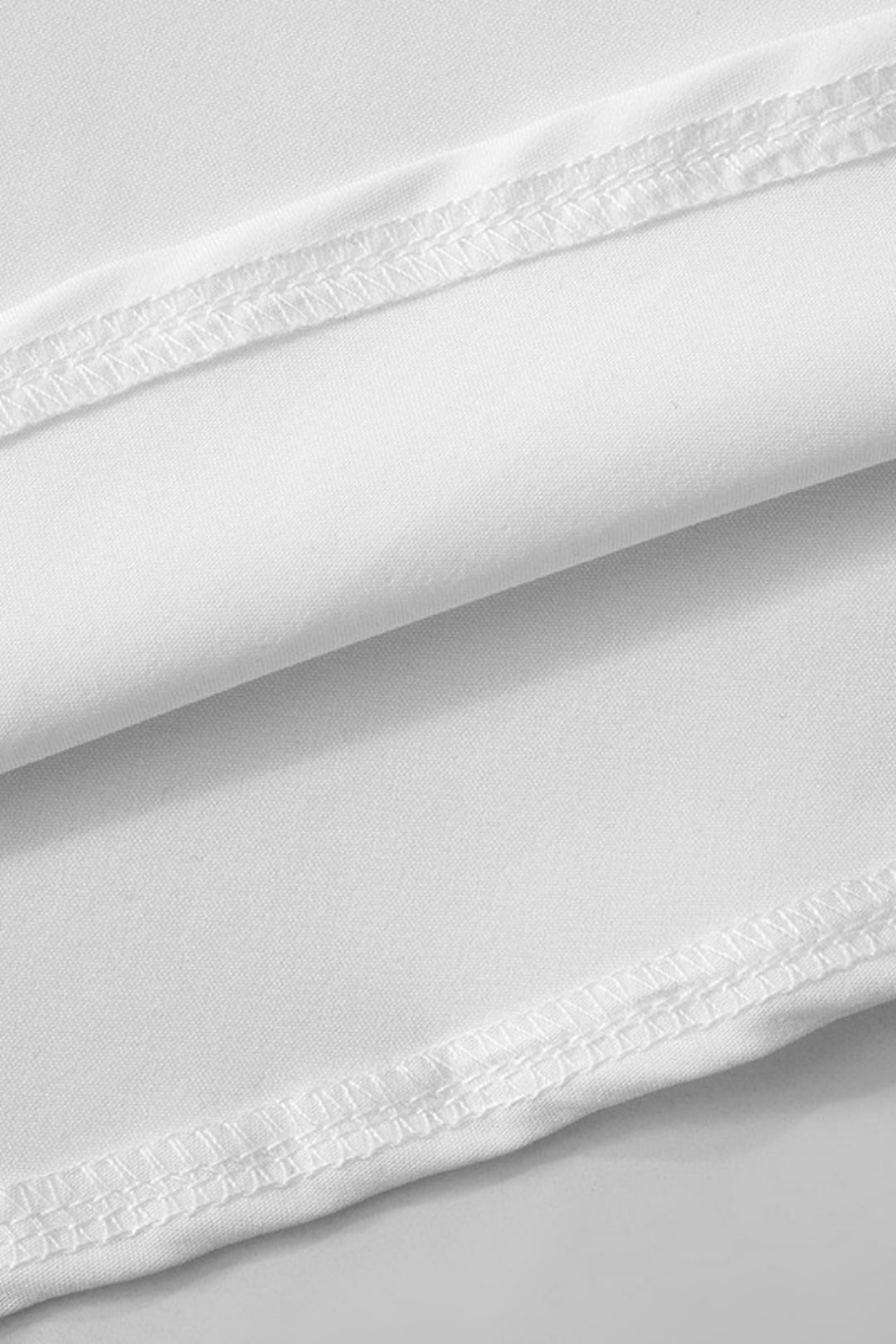 Round Neck Lace Splicing Button Pleated Short Dress