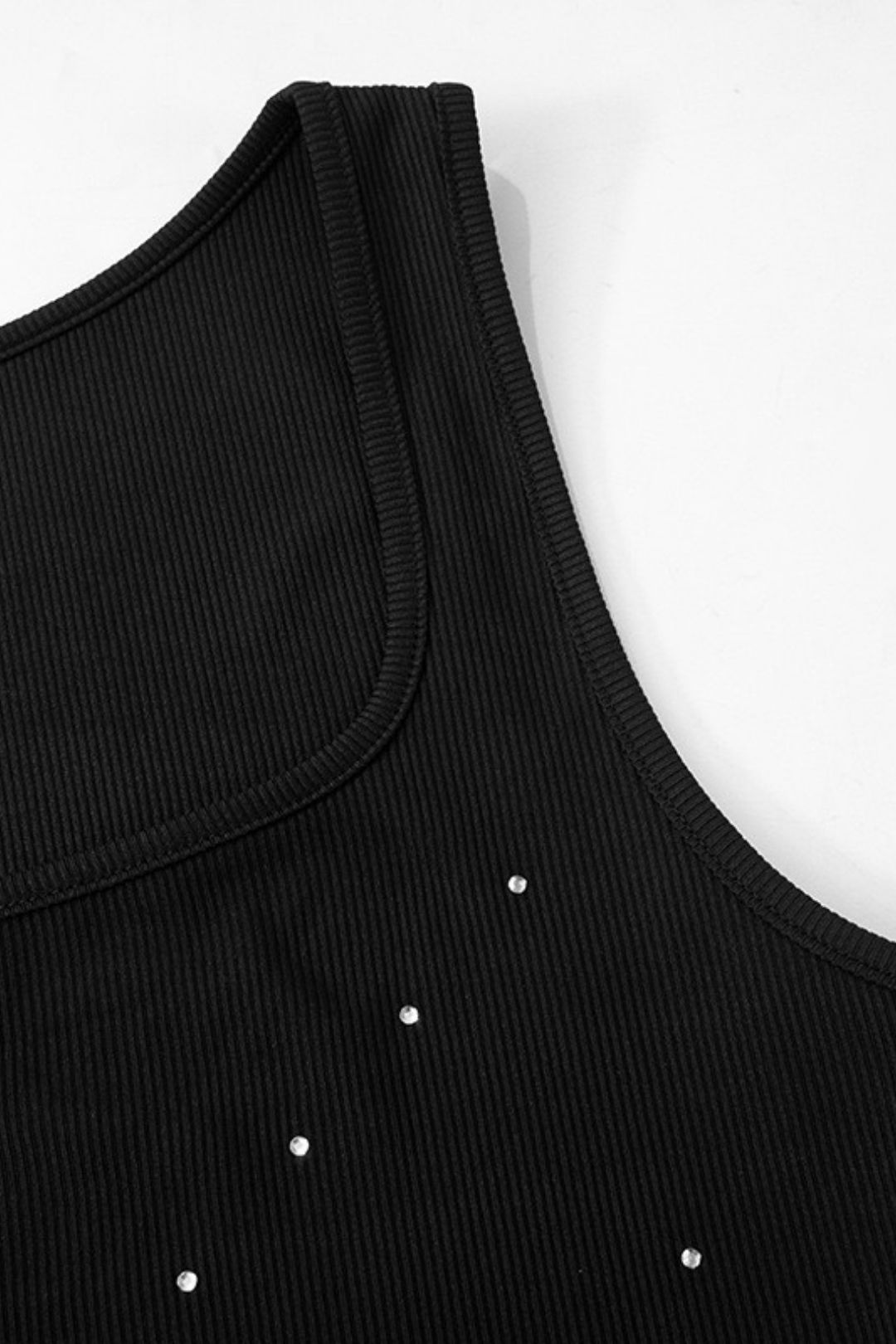 U-neck Vest Pullover Short Belly-exposing Top T-shirt