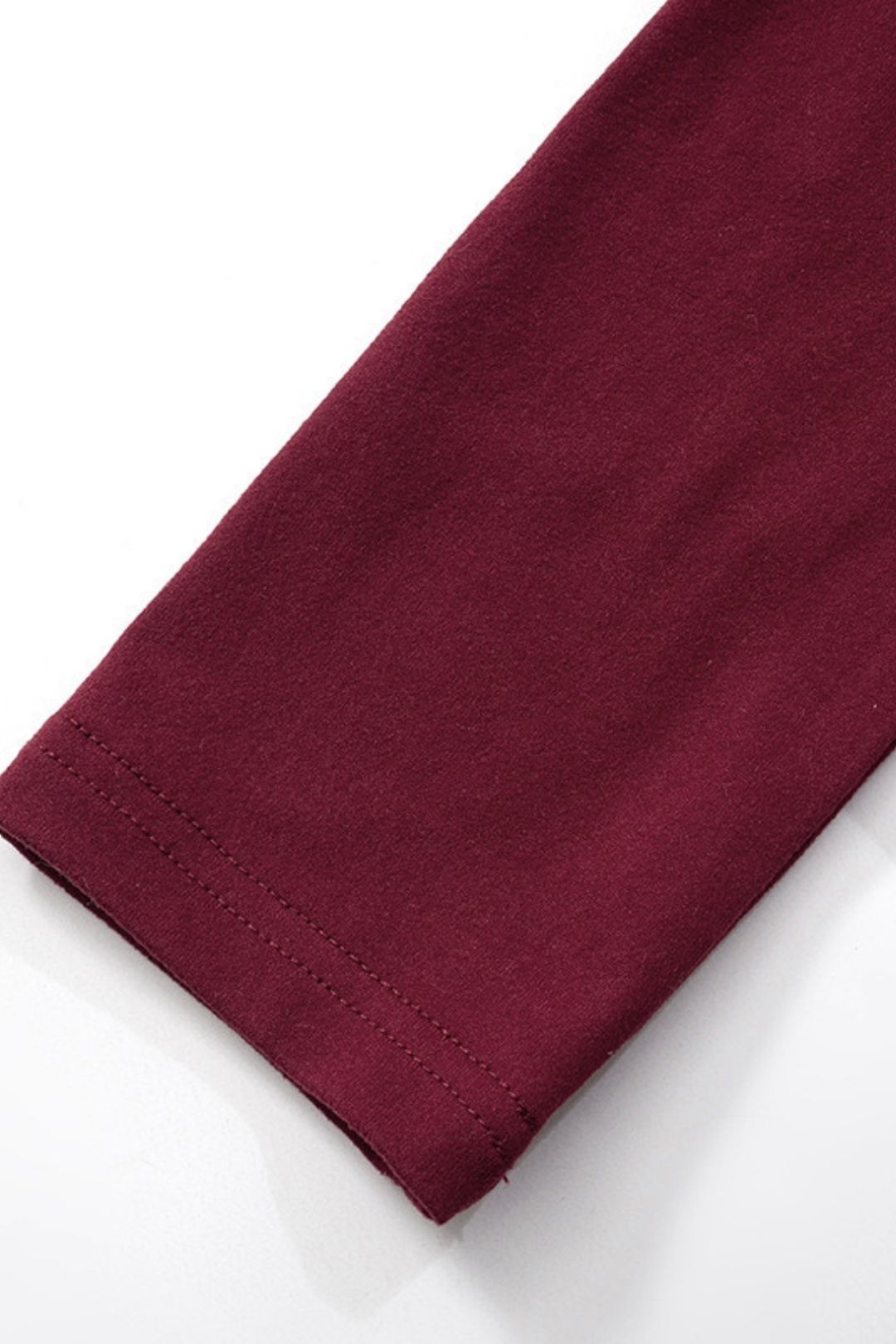 Winter One-shoulder Pleated Waist Slit Solid Color Pullover Top T-shirt