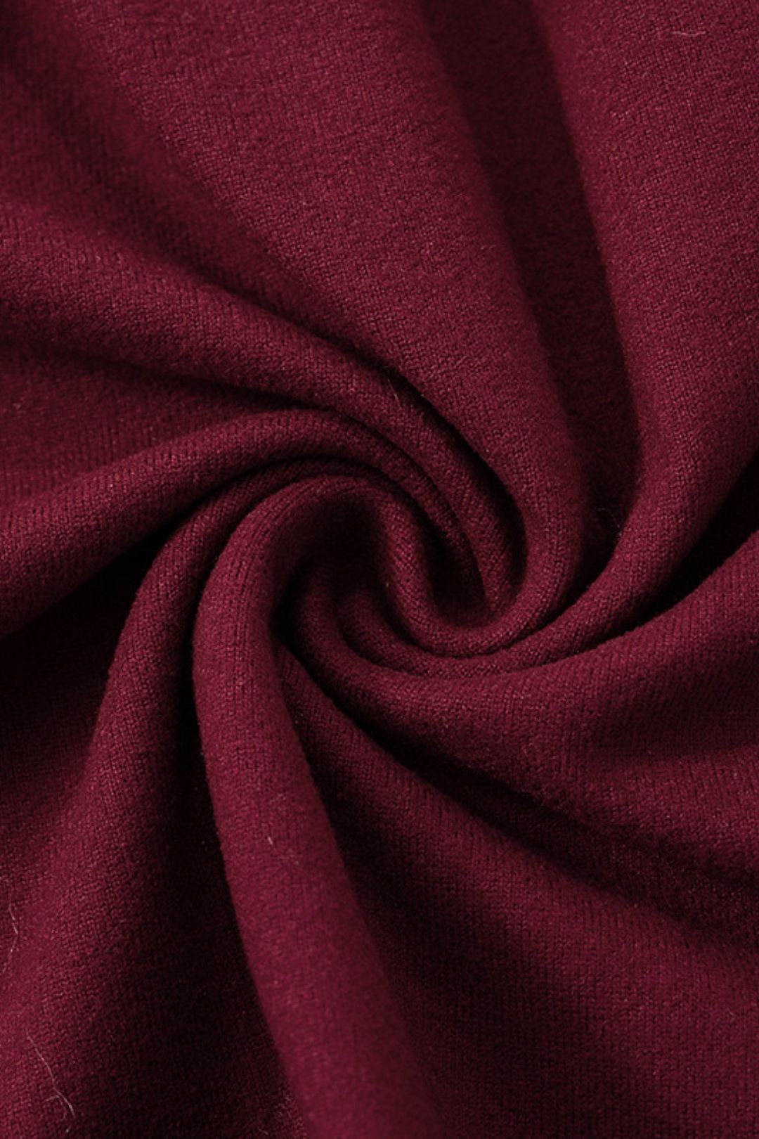 Winter One-shoulder Pleated Waist Slit Solid Color Pullover Top T-shirt