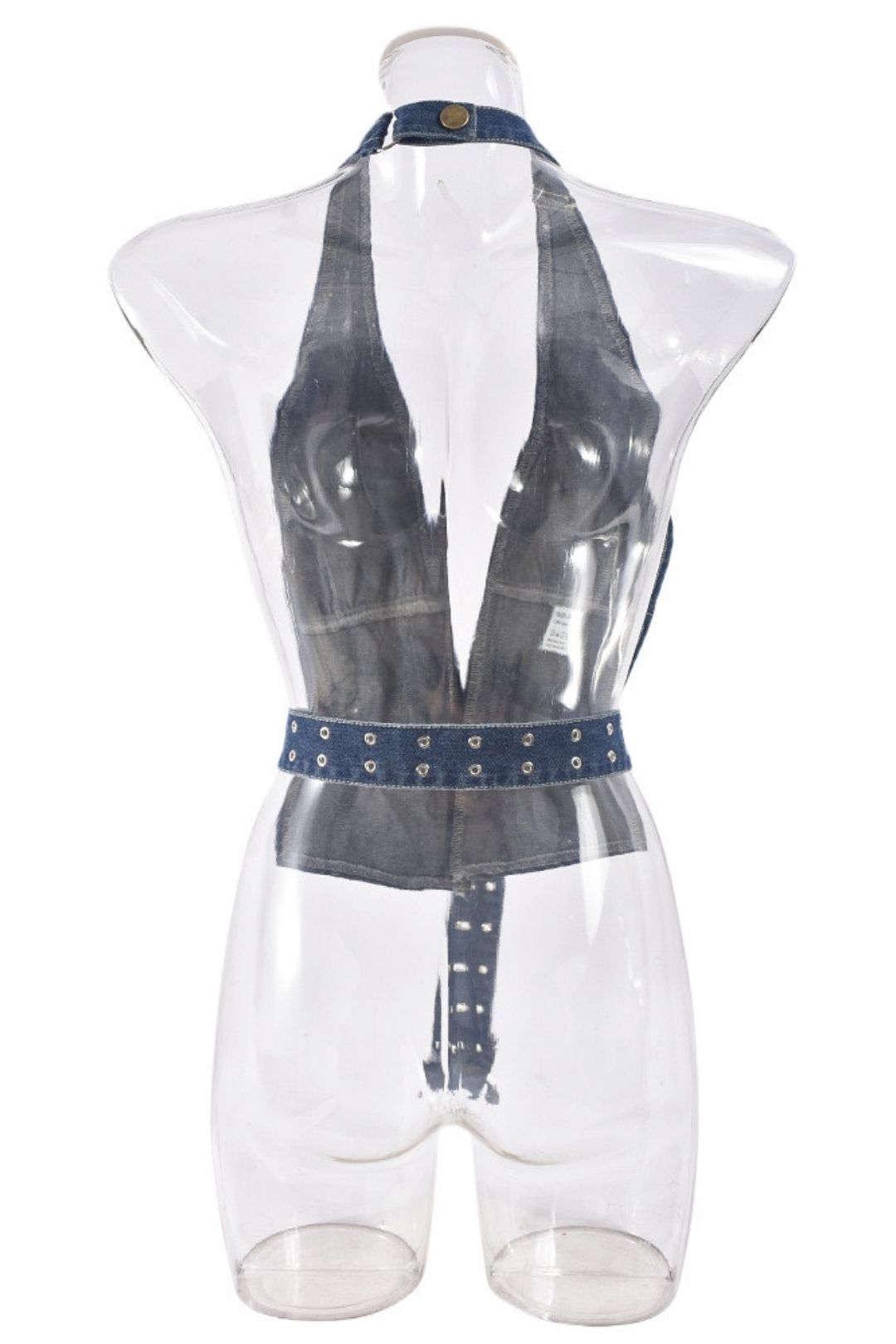 Summer New Arrival Denim Washed Sexy Adjustable Tops