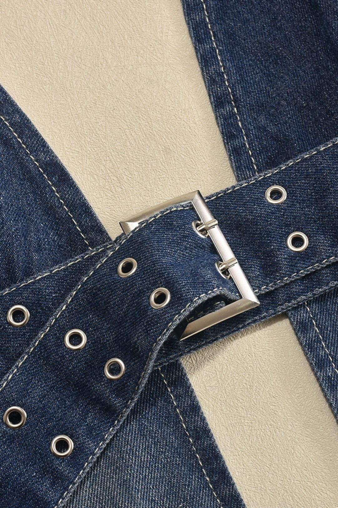 Summer New Arrival Denim Washed Sexy Adjustable Tops