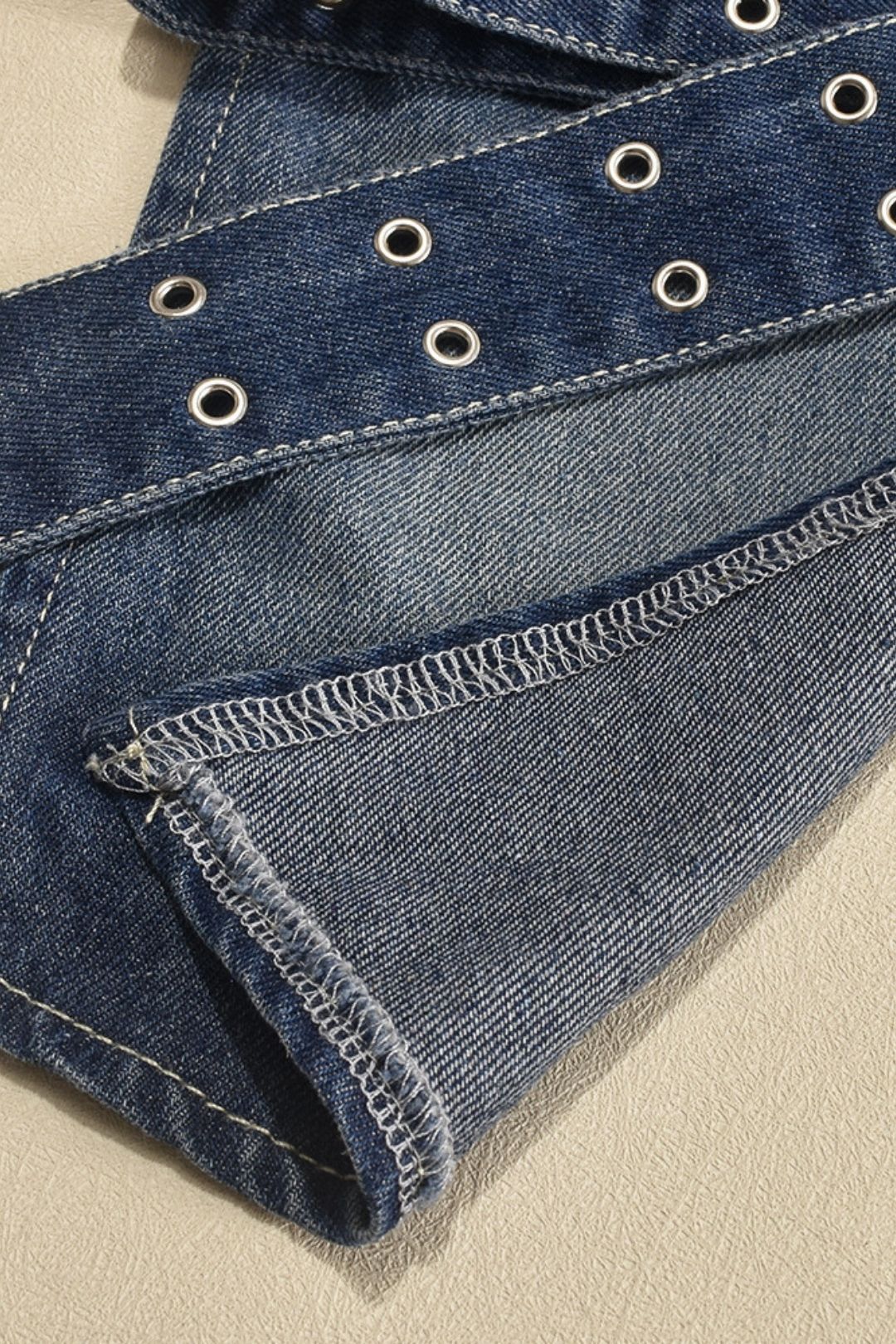 Summer New Arrival Denim Washed Sexy Adjustable Tops