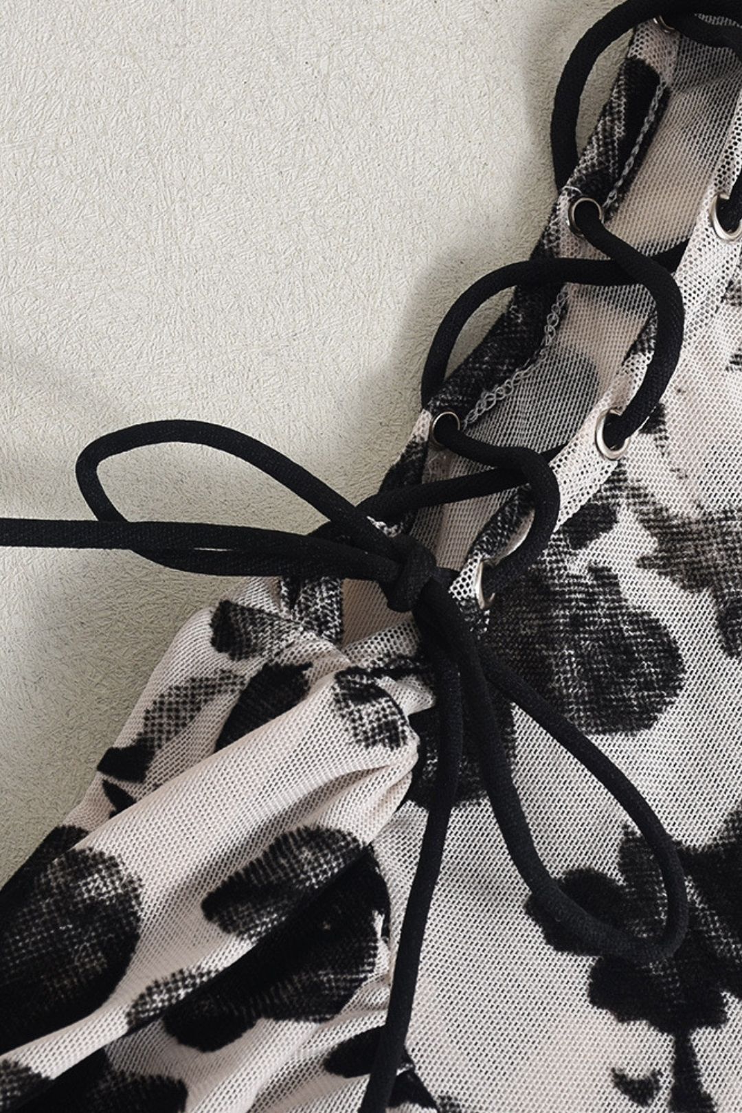 Sexy Ultra-thin Perspective Strappy Short Nightgown Dress