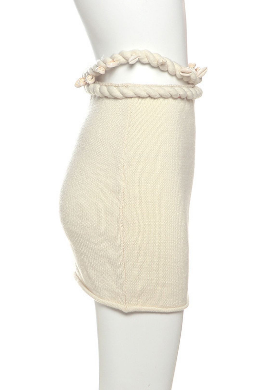 Solid Color Knitted Low-cut Navel-baring Sexy Hot Girl Short Skirt Suit