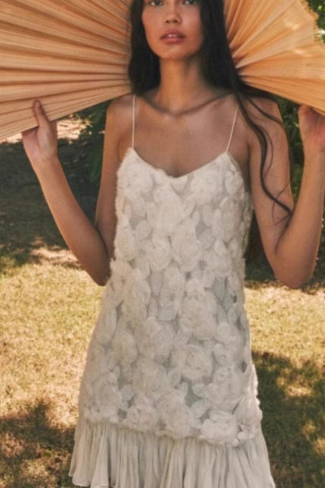 Short Skirt Three-dimensional Flower Splicing Suspender Dress