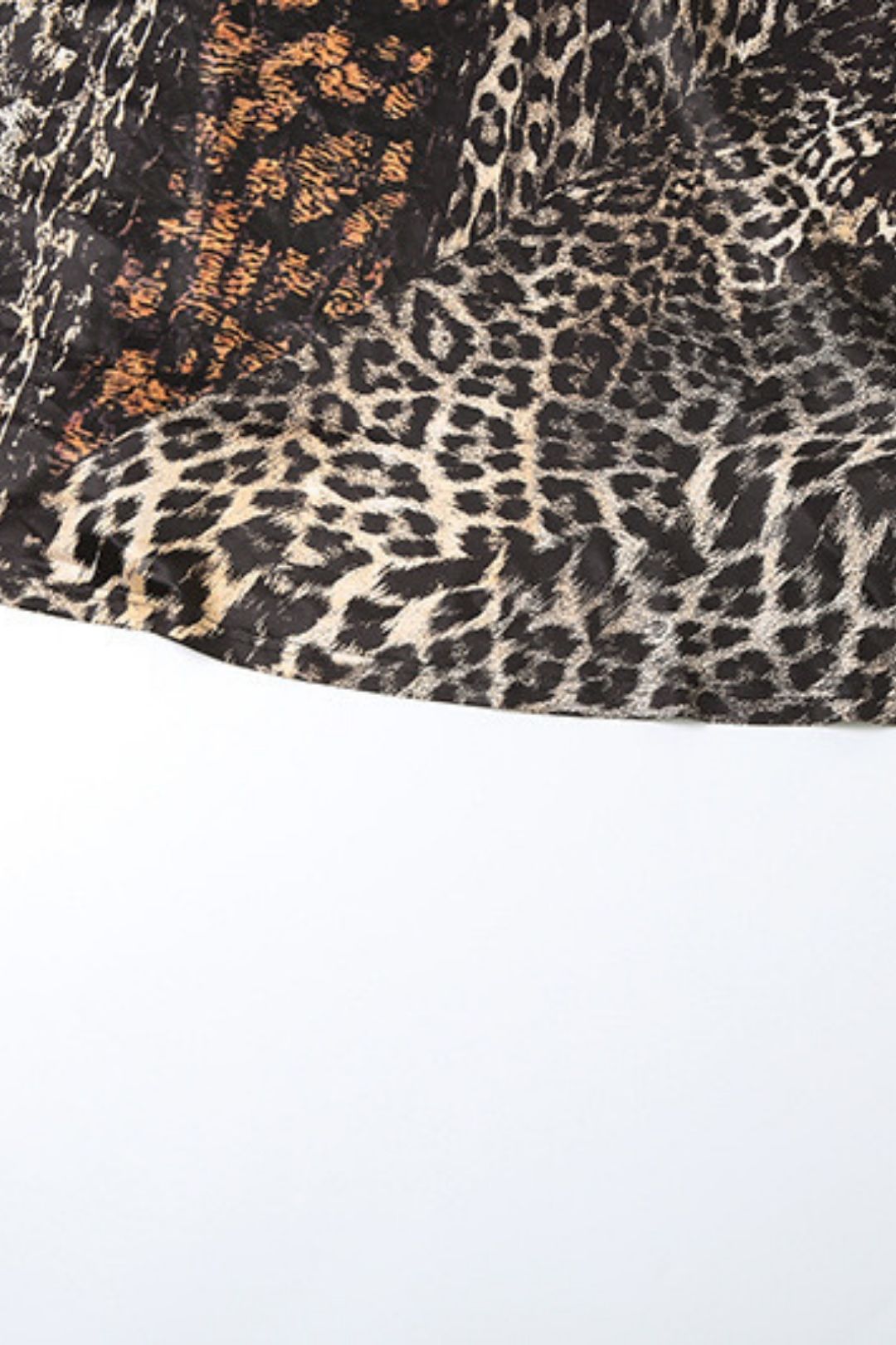 Sexy Hot Girl Leopard Print High Waist Slim Suspender Dress