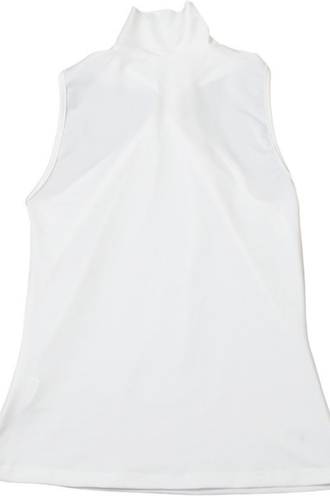 High Collar Off-shoulder Slim Fit Tops