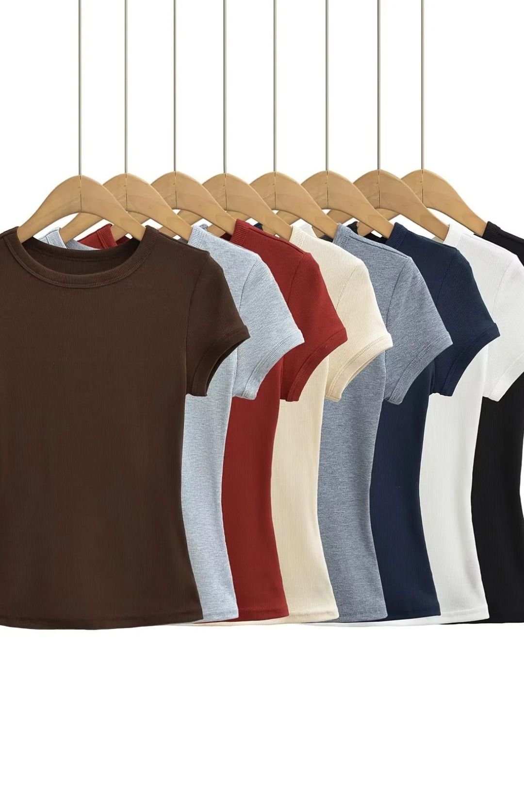 New Style High Waist Slimming Fashionable Versatile Short Tops