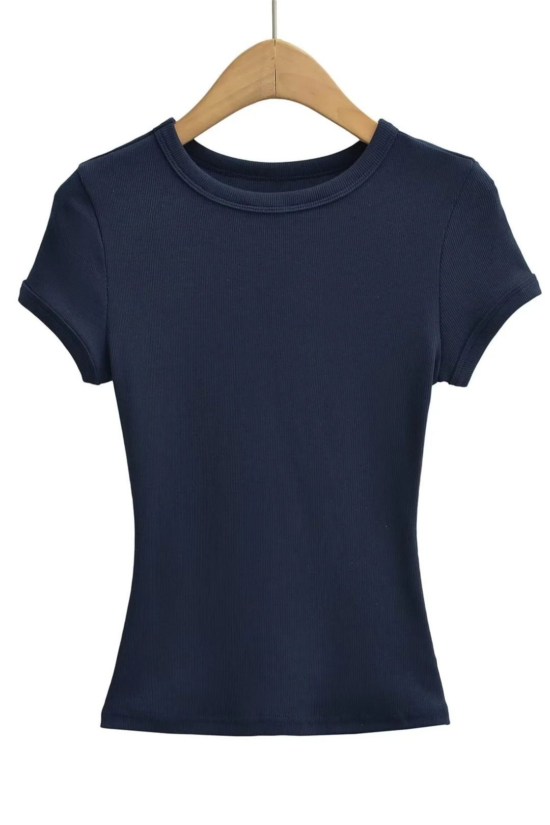 New Style High Waist Slimming Fashionable Versatile Short Tops