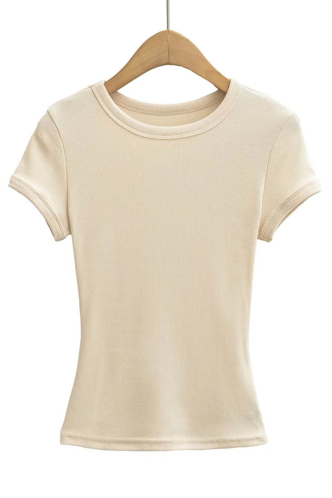 New Style High Waist Slimming Fashionable Versatile Short Tops