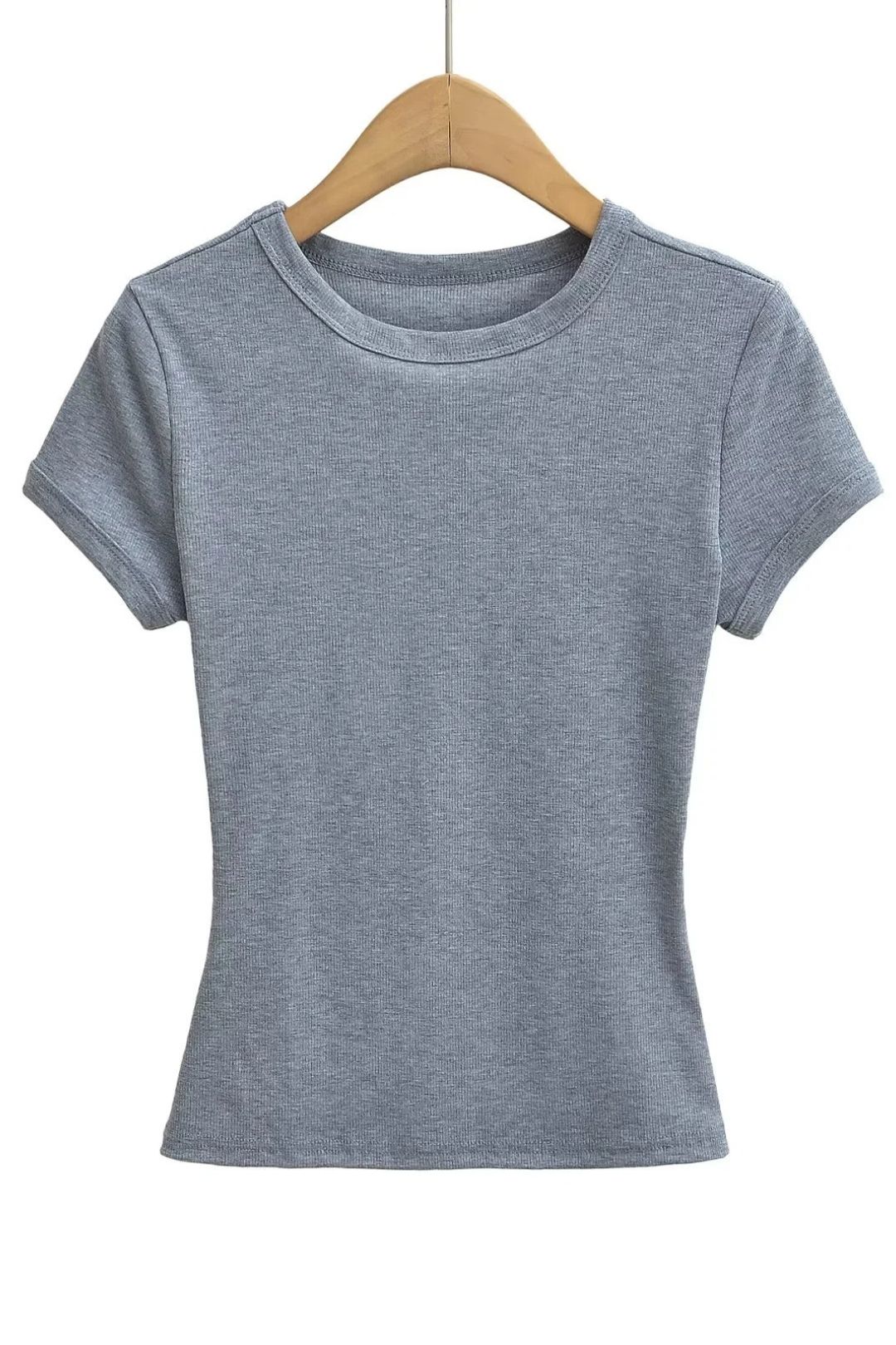 New Style High Waist Slimming Fashionable Versatile Short Tops