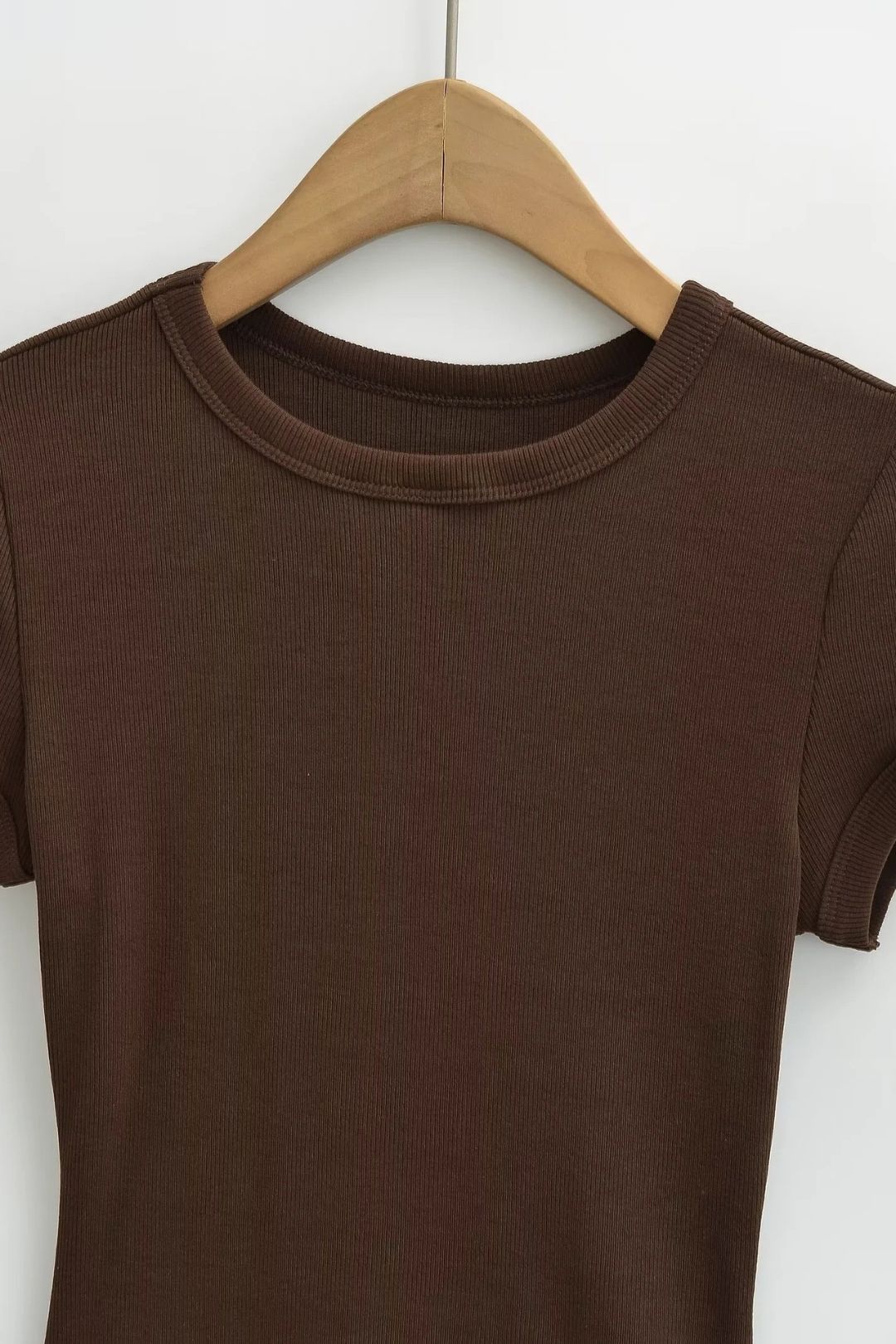 New Style High Waist Slimming Fashionable Versatile Short Tops