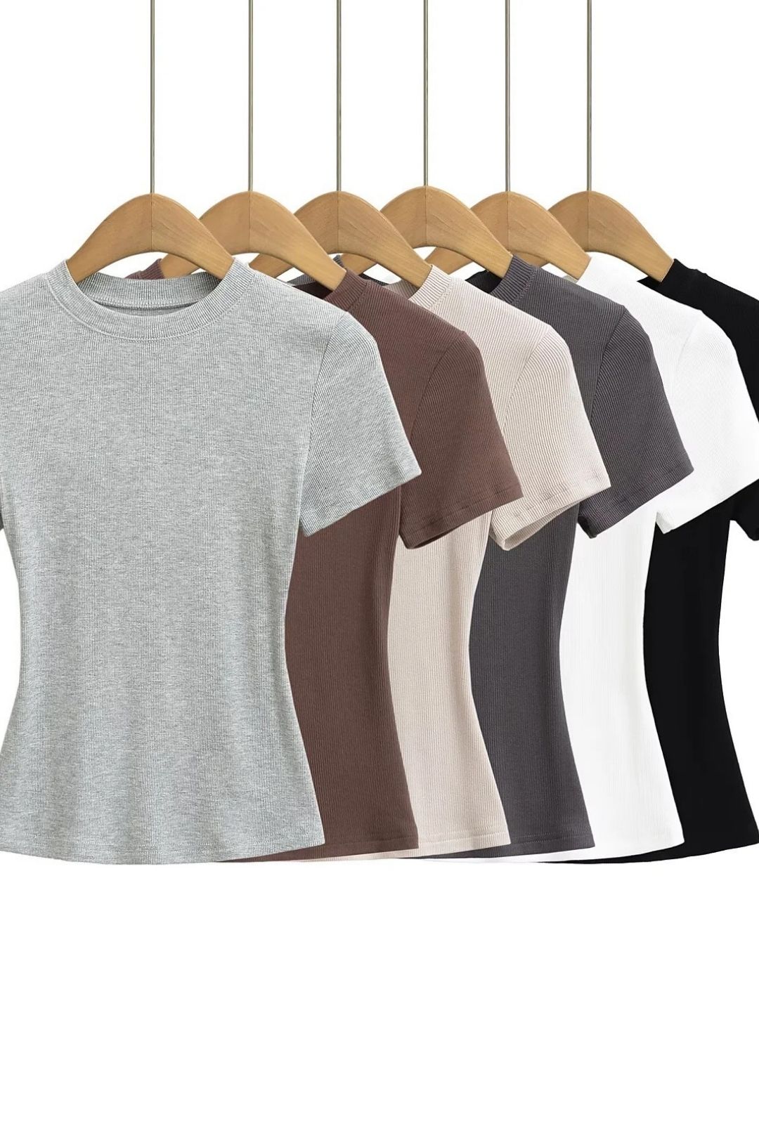 Summer Multi-color Short-sleeved T-shirt