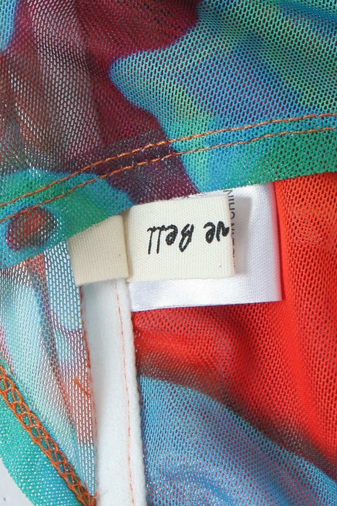 Tie-Dye Lace-Up Backless Top For Seaside Vacation Short Navel-Exposed Sling