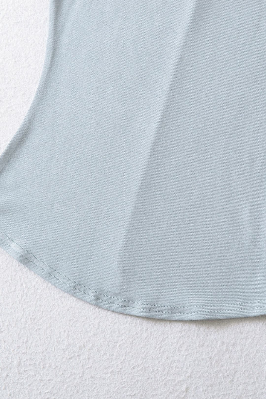 Basic Letter Small Round Neck Elastic Sleeveless Vest