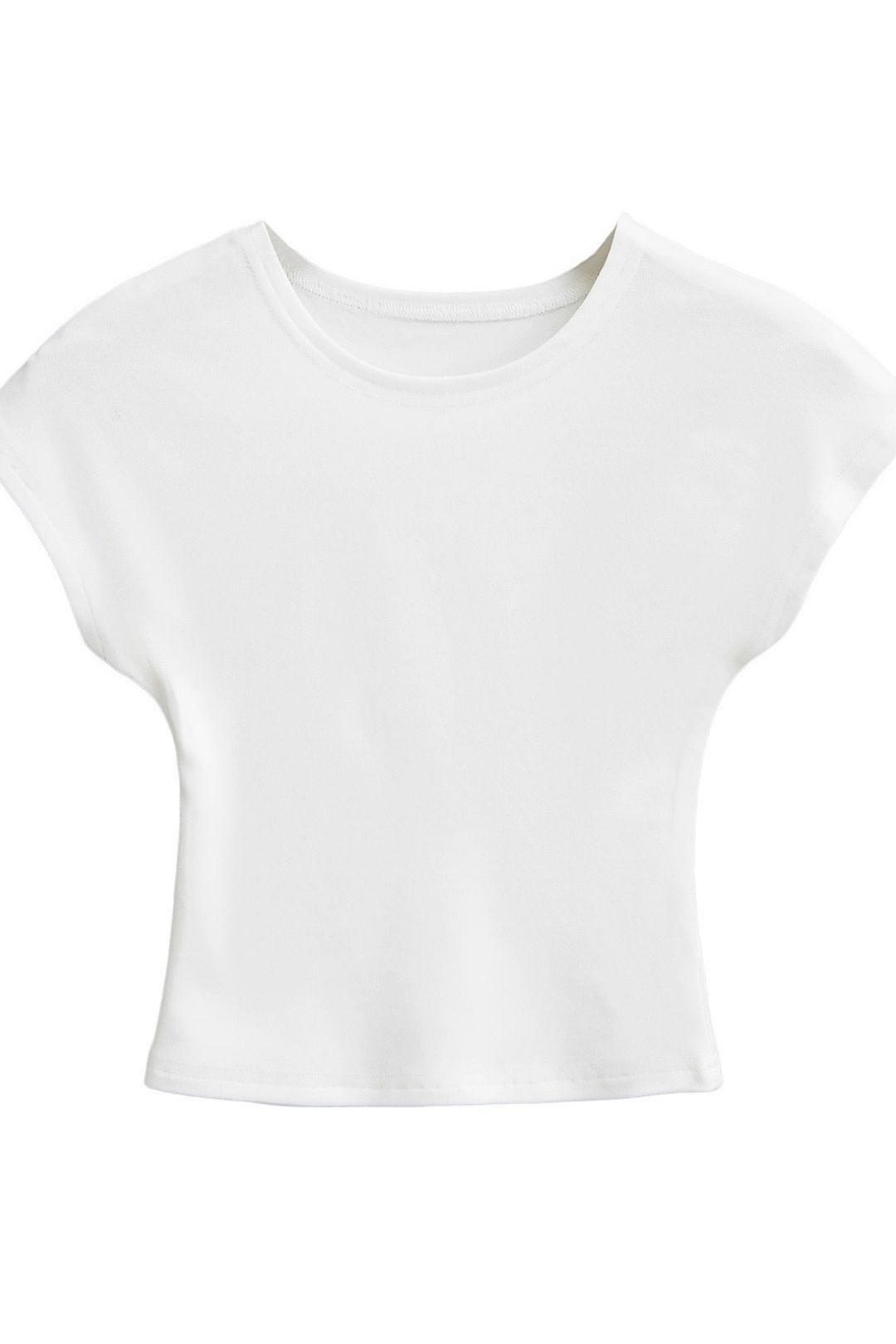 Basic Letter Small Round Neck Elastic Sleeveless Vest