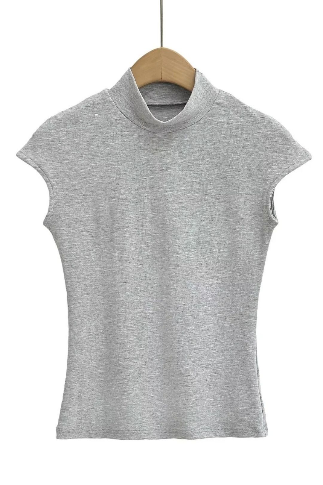 Versatile Solid Color Short Tops