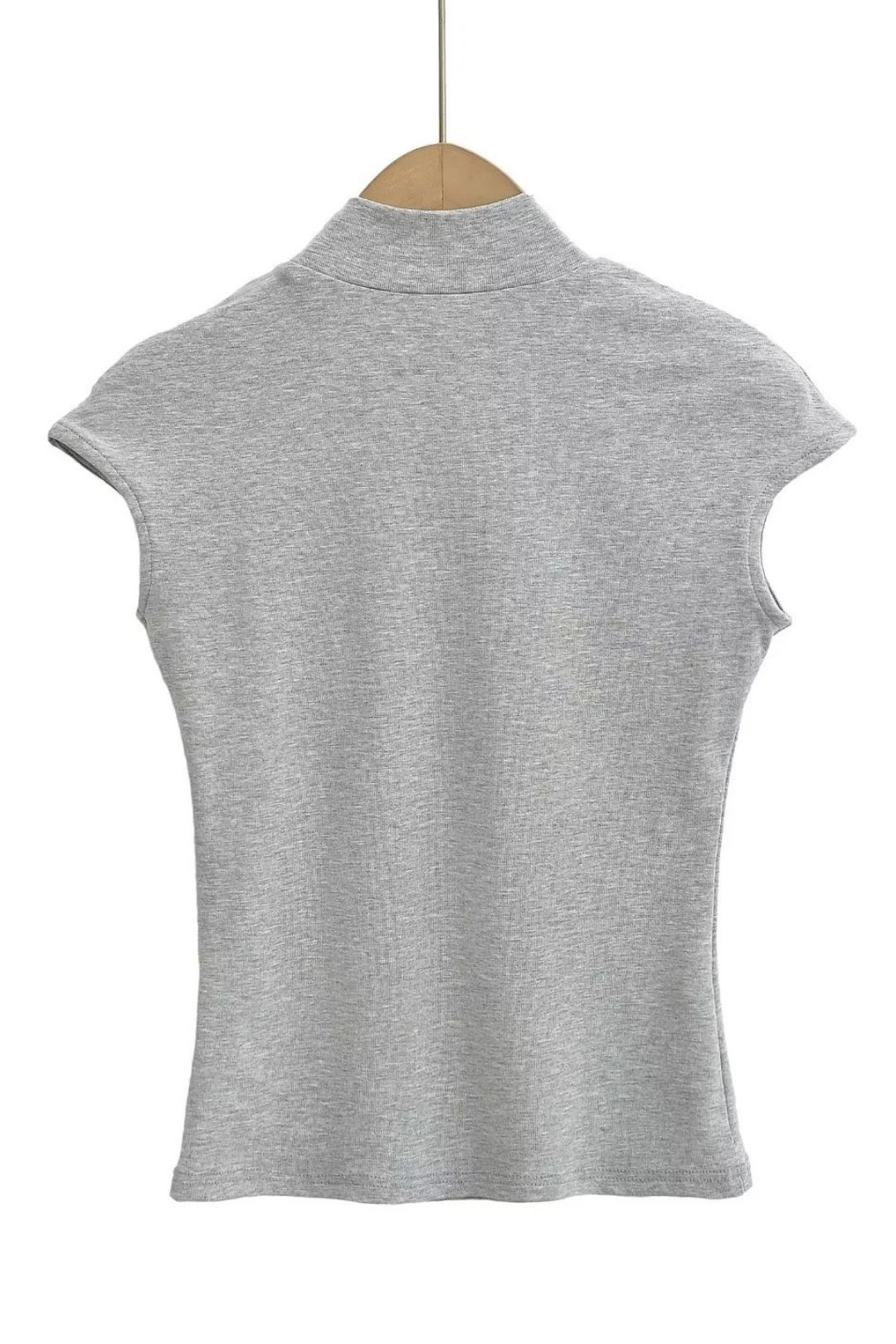 Versatile Solid Color Short Tops