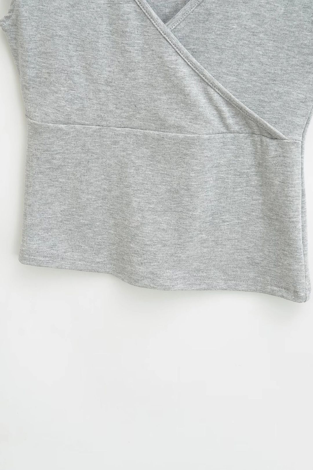 Sexy Cross Deep V-neck Short-sleeved T-shirt