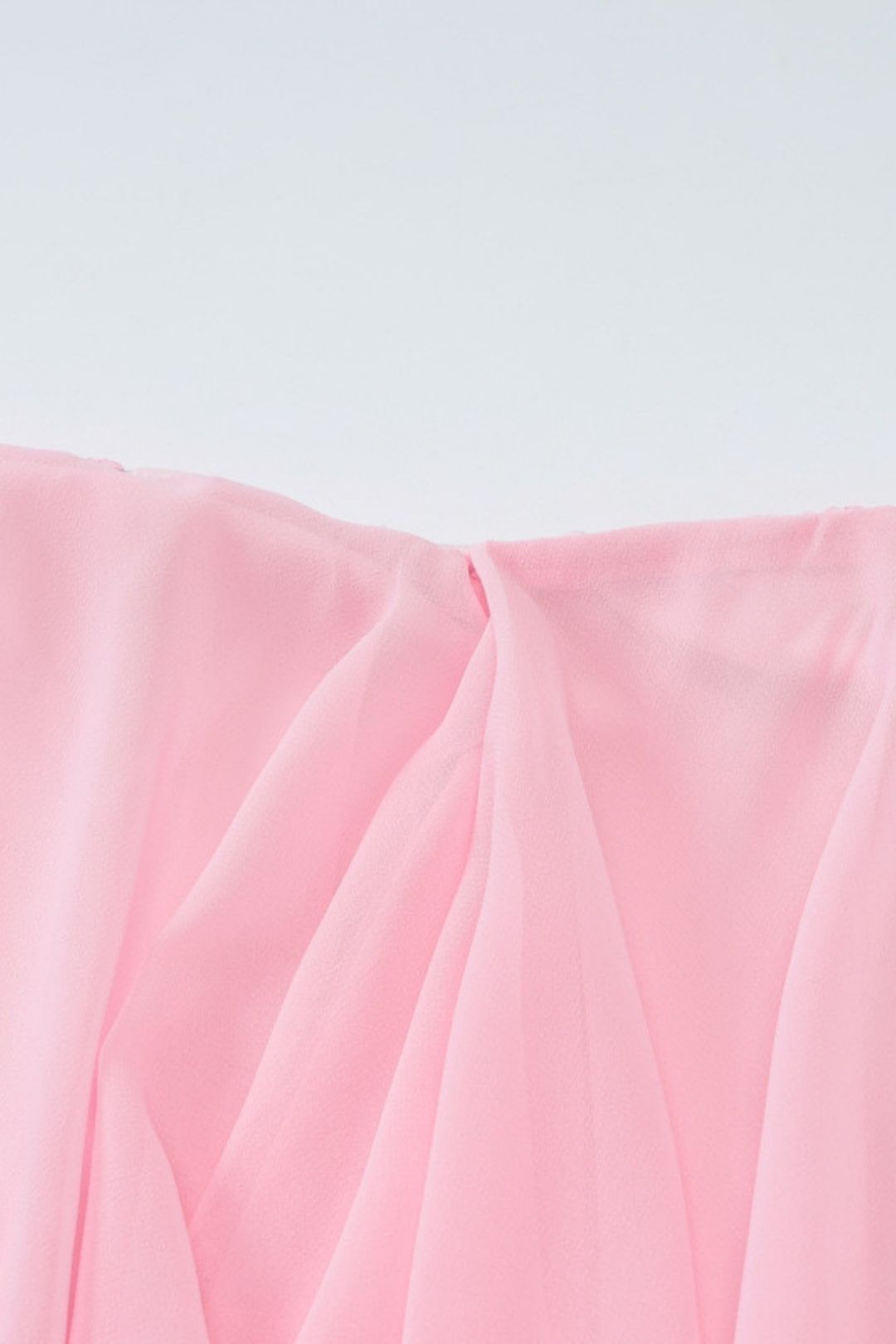 Solid Color Layered Street Style Mesh Dress