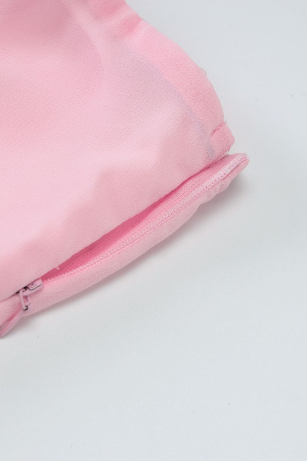 Solid Color Layered Street Style Mesh Dress