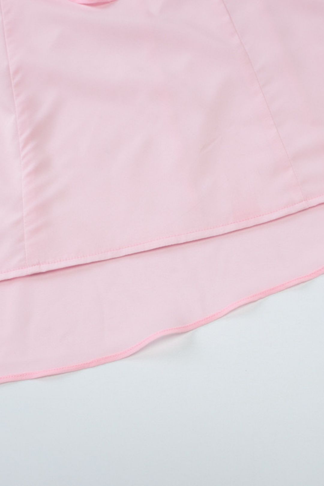 Solid Color Layered Street Style Mesh Dress