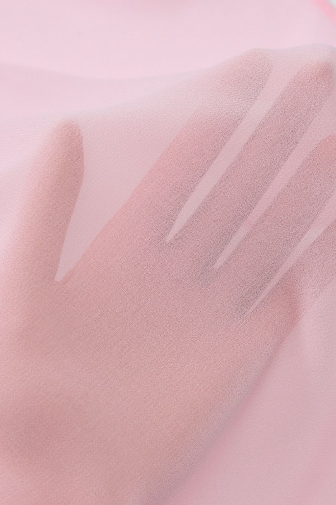 Solid Color Layered Street Style Mesh Dress