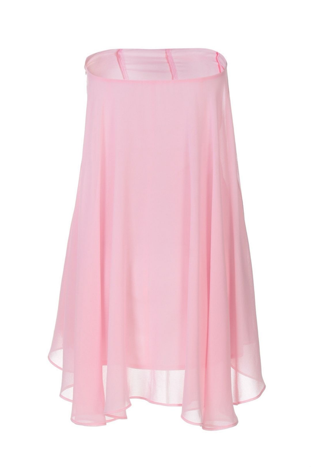 Solid Color Layered Street Style Mesh Dress