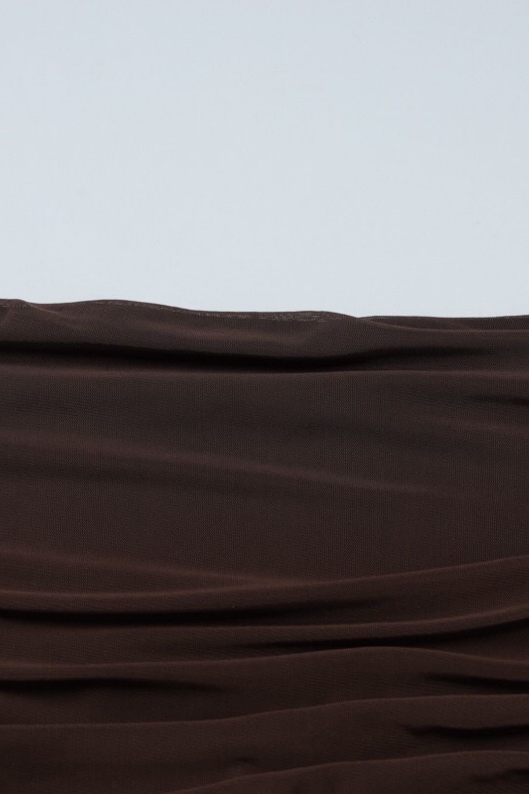 Sexy Tube Top Sleeveless Pleated Slim Stitching Mesh Long Dress