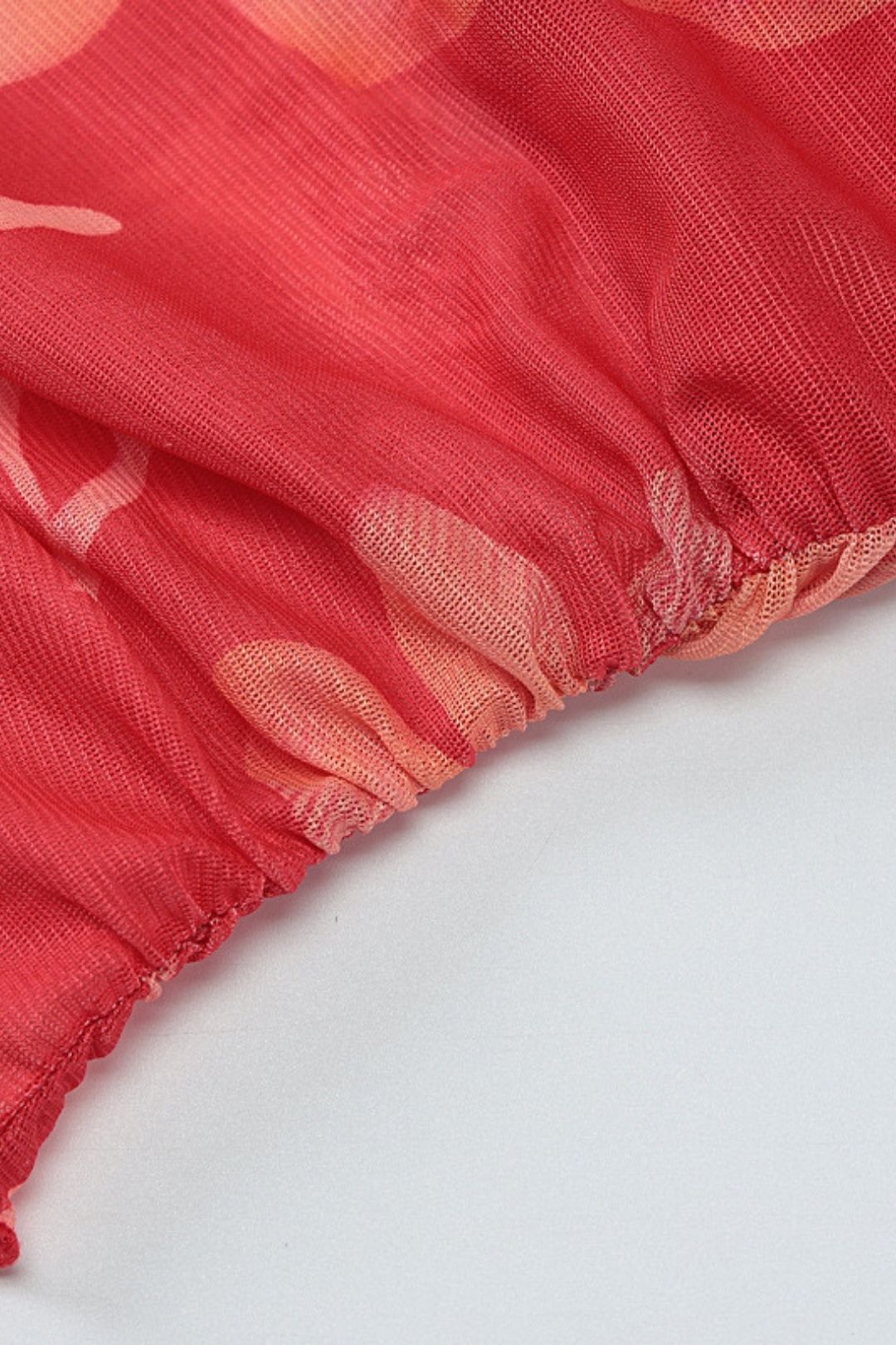 Sexy Deep V Wrap Chest Stitching Exposed Waist Long Wooden Ear Edge Halter Neck Dress