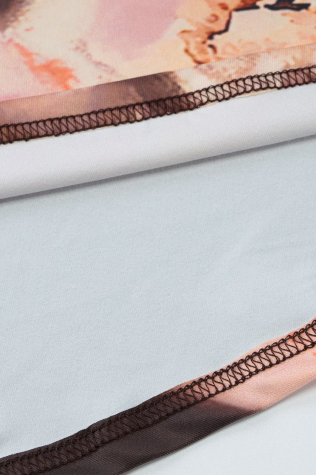 Long Sleeveless Printed Pleated Sexy Backless Lace-up Dress