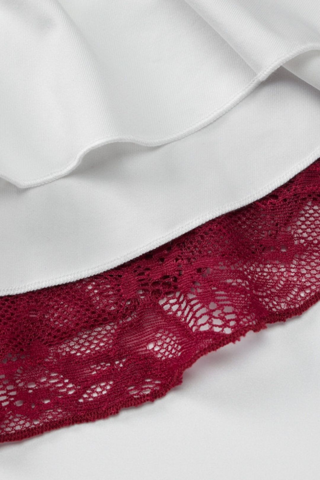 Sexy Lace Hip-wrapped Ruffled Tube-top Slim-fit Street Style Dress